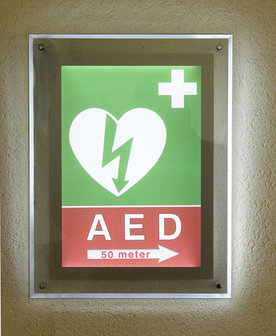 LED acryl display A4 AED