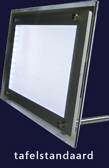 LED acryl display A5 Roken NIET toegestaan